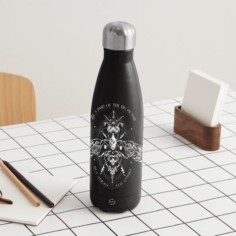 Insects Psychedelic Bug Pattern Panoramic Thermal Bottle 500 ml