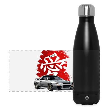 Jdm / Tuning / Turbocompresseur / Jantes / Chiptuning - Gourde isotherme panoramique 500 ml - noir - Devant