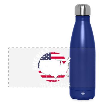 Philadelphia - Panorama Isolierflasche 500 ml - Dunkelblau  - Vorne