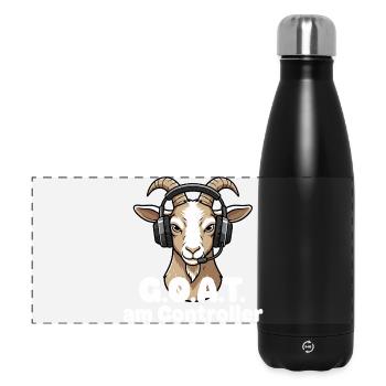 GOAT sul controller - Borraccia termica panoramica 500 ml - nero - Fronte