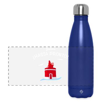 Galicien, Leuchtturm Punta Robaleira, Spanien - Panorama Isolierflasche 500 ml - Dunkelblau  - Vorne