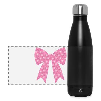 Pink Ribbon - Panoramic Thermal Bottle 500 ml - black - Front