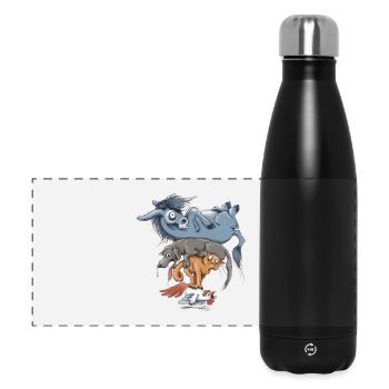 Worth A Try - Panoramic Thermal Bottle 500 ml - black - Front