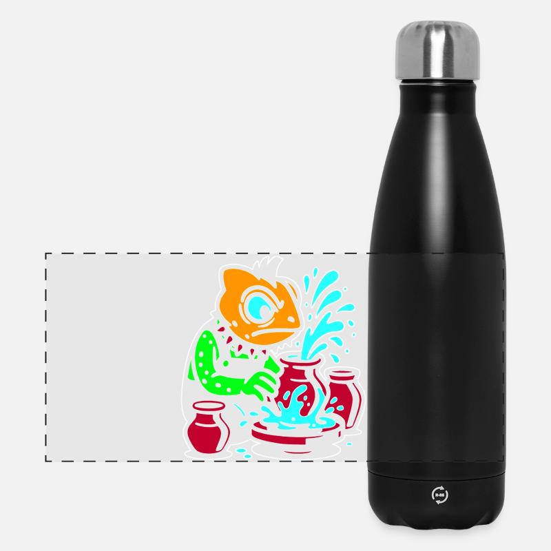 Master Chameleon Artisan  - Panoramic Thermal Bottle 500 ml - black
