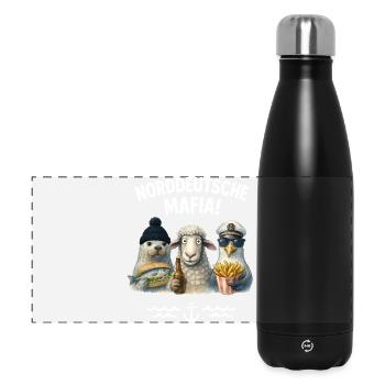 Norddeutsche Mafia - Panorama Isolierflasche 500 ml - Schwarz - Vorne