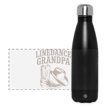Linedance Opa Boots - Panorama Isolierflasche 500 ml - Schwarz - Vorne