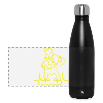 Bodeguero with heartbeat - Panoramic Thermal Bottle 500 ml - black - Front