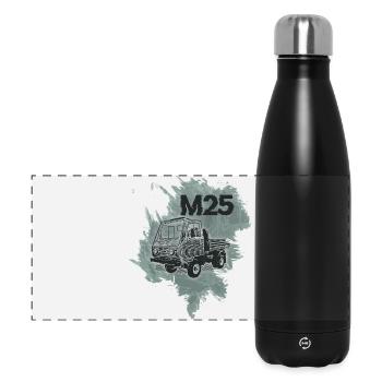 Multivoiture M25 - Gourde isotherme panoramique 500 ml - noir - Devant