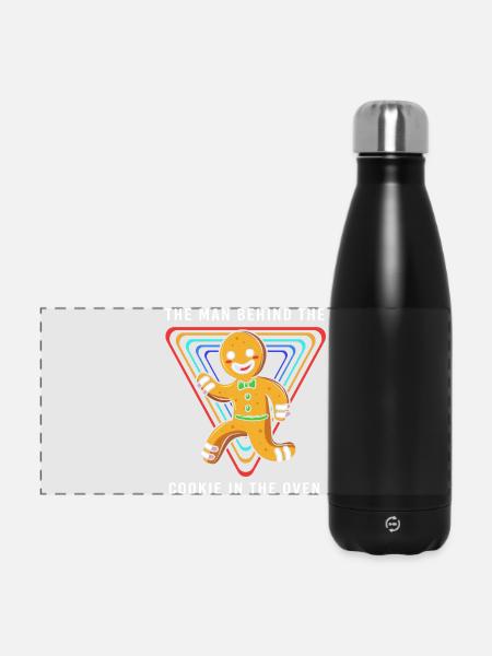 Werdender Papa werdende Väter - Panorama Isolierflasche 500 ml - Schwarz