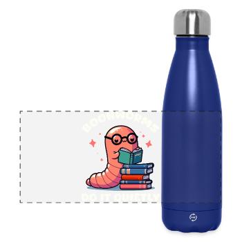 Librivore Lisant Doux - Gourde isotherme panoramique 500 ml - bleu foncé  - Devant