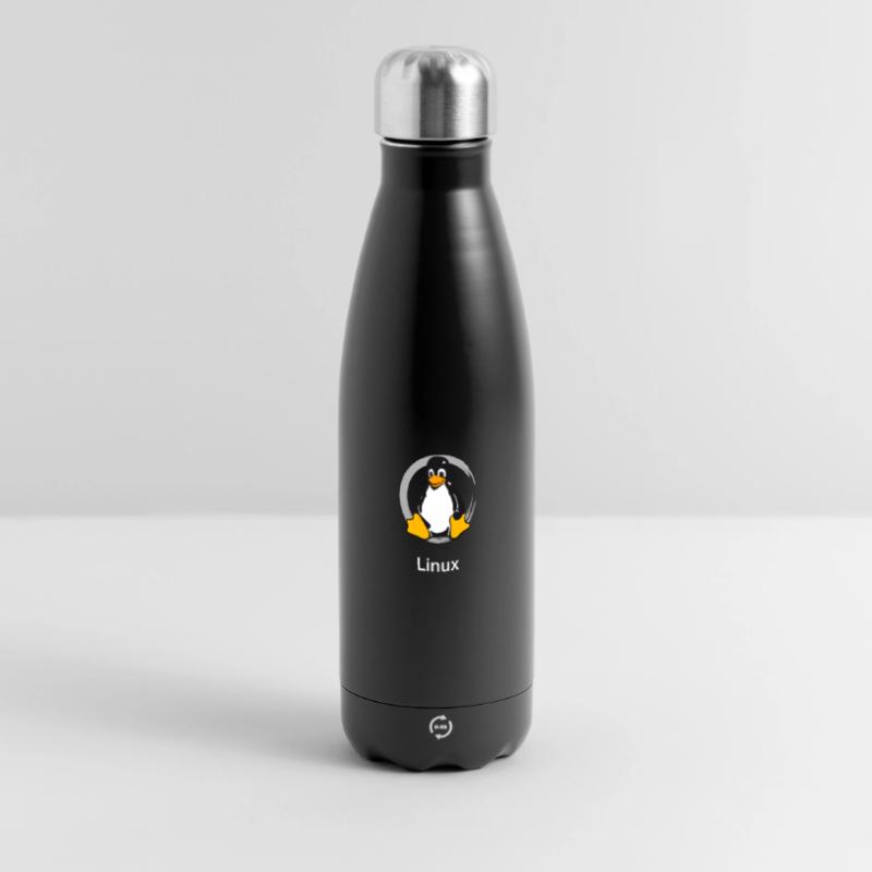 Pc computer Penguin nerd geek Programmer Admin Panoramic Thermal Bottle 500 ml