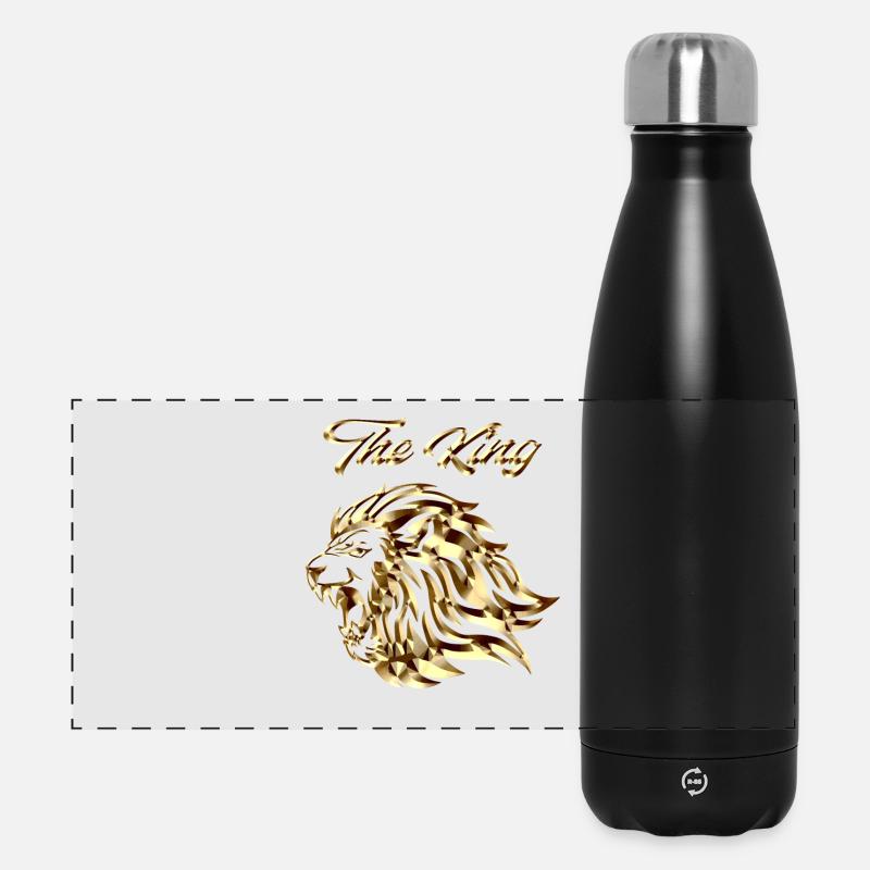 The King - Panorama Isolierflasche 500 ml - Schwarz