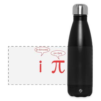 Math - Panoramic Thermal Bottle 500 ml - black - Front