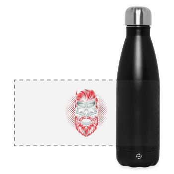 Hipster Skeleton - Panoramic Thermal Bottle 500 ml - black - Front