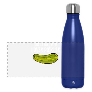 Pickle lover pickles - Panoramic Thermal Bottle 500 ml - dark blue  - Front