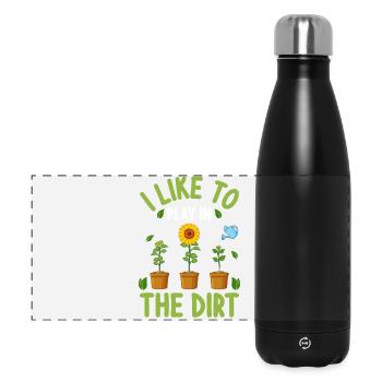 Jardinier - Gourde isotherme panoramique 500 ml - noir - Devant