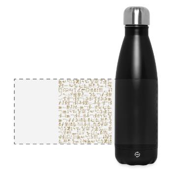 Hieroglyphics - Panoramic Thermal Bottle 500 ml - black - Front