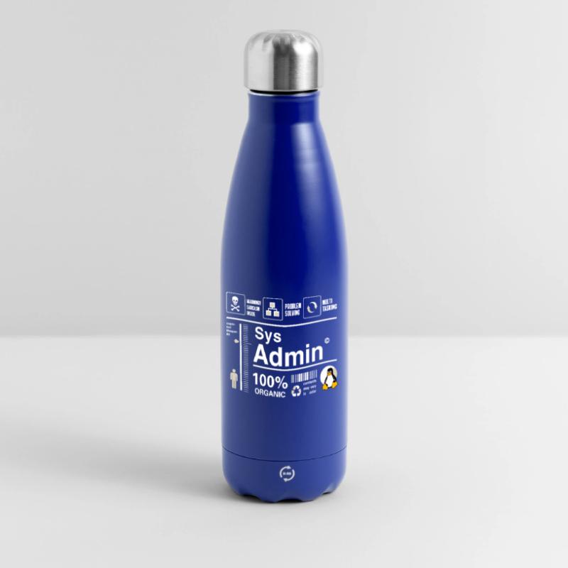 Sys Admin Penguin Computer Nerd pc Board cpu inh Panoramic Thermal Bottle 500 ml