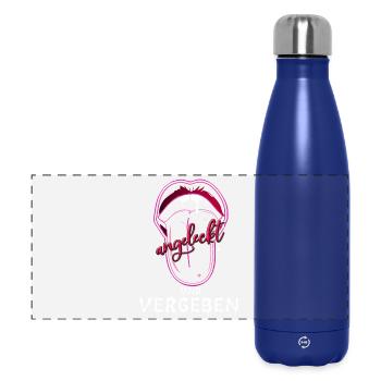 Verliebt - Panorama Isolierflasche 500 ml - Dunkelblau  - Vorne