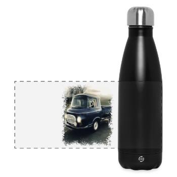 Barkas Flatbed GDR Transporter | Millésime - Gourde isotherme panoramique 500 ml - noir - Devant