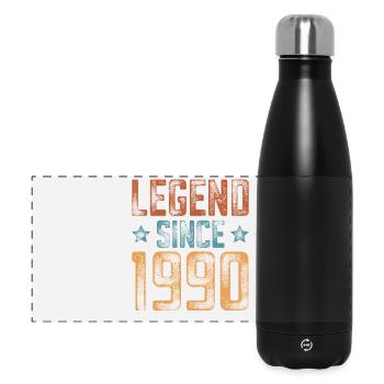 1990 Born Year of birth Birthday - Panoramic Thermal Bottle 500 ml - black - Front