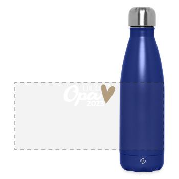 Opa 2023 loading - Panorama Isolierflasche 500 ml - Dunkelblau  - Vorne