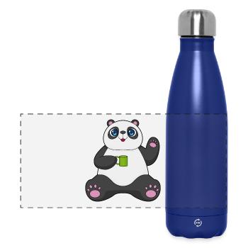 Panda Mug - Gourde isotherme panoramique 500 ml - bleu foncé  - Devant
