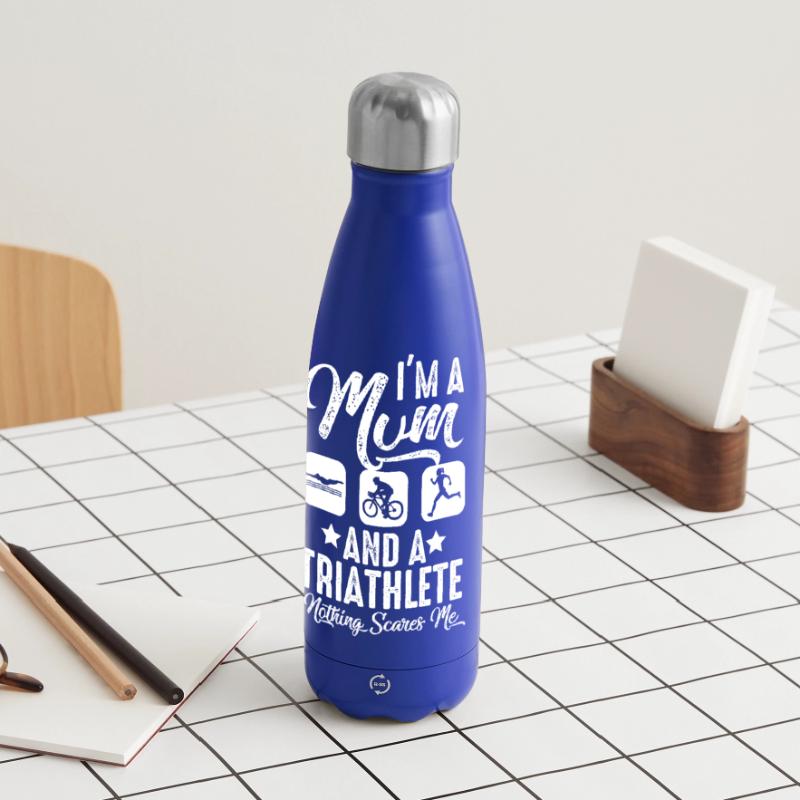 Ich Bin Eine Mutter Und Ein Triathlet Panorama Isolierflasche 500 ml