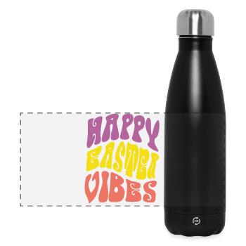 Happy Easter Vibes - Panoramic Thermal Bottle 500 ml - black - Front