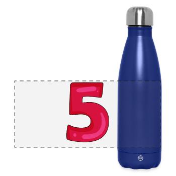 5 - Panoramic Thermal Bottle 500 ml - dark blue  - Front