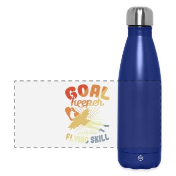 Gardien de but avec des compétences de vol - Gourde isotherme panoramique 500 ml - bleu foncé  - Devant