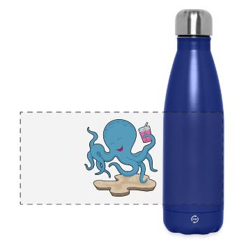 Octopus juice - Panoramic Thermal Bottle 500 ml - dark blue  - Front