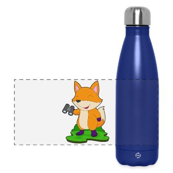 Jumelles Fuchs - Gourde isotherme panoramique 500 ml - bleu foncé  - Devant