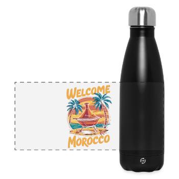 Welcome to Morocco Dreamfire - Panoramic Thermal Bottle 500 ml - black - Front