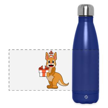 Kangaroo Birthday Package - Panoramic Thermal Bottle 500 ml - dark blue  - Front
