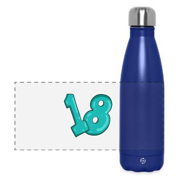 Dix-huit 18 Numéro Numéro - Gourde isotherme panoramique 500 ml - bleu foncé  - Devant