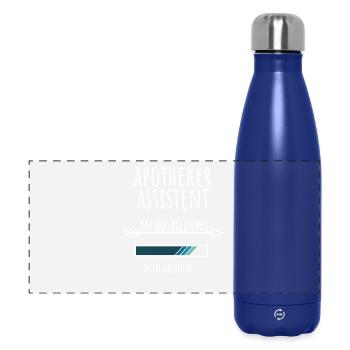 Apothekerassistent Ausbildung Beruf Geschenk - Panorama Isolierflasche 500 ml - Dunkelblau  - Vorne