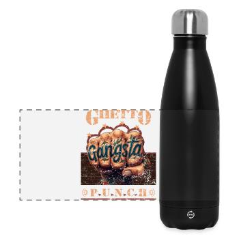 Ghetto Punch - Panoramic Thermal Bottle 500 ml - black - Front