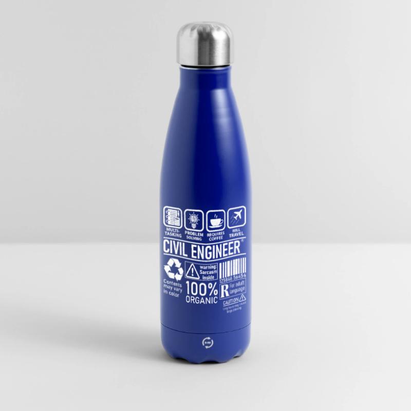 Civil Engineer multi tasking problem solving Panorama Isolierflasche 500 ml