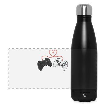Heartwired Controllers Duo - Panoramic Thermal Bottle 500 ml - black - Front