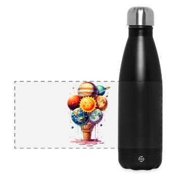 Cream Planet Waffle Système solaire de crème glacée - Gourde isotherme panoramique 500 ml - noir - Devant