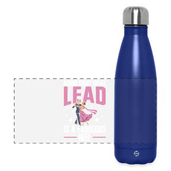 Danse de salon Valse Danse Tango - Gourde isotherme panoramique 500 ml - bleu foncé  - Devant