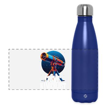 Astronom Sterngucker Stargazer - Panorama Isolierflasche 500 ml - Dunkelblau  - Vorne