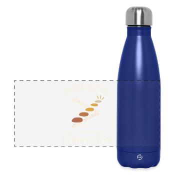 Personnel pour l'enseignant en éducation alternative Deuxième - Gourde isotherme panoramique 500 ml - bleu foncé  - Devant