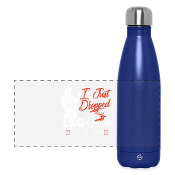 Lâche un humour de chasse au cerf pour les amateurs de plein air amusants - Gourde isotherme panoramique 500 ml - bleu foncé  - Devant