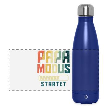 LE MODE PAPA EN DEVENIR COMMENCE Amusant - Gourde isotherme panoramique 500 ml - bleu foncé  - Devant