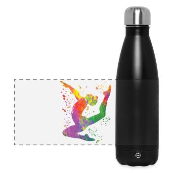 Gymnastics Floor Artistic Gymnastics - Panoramic Thermal Bottle 500 ml - black - Front