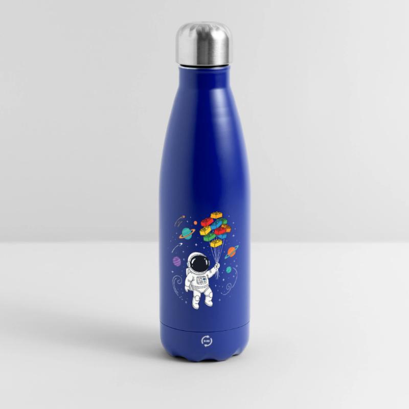 Blocs de construction d’astronautes Construction de briques spatiales Gourde isotherme panoramique 500 ml