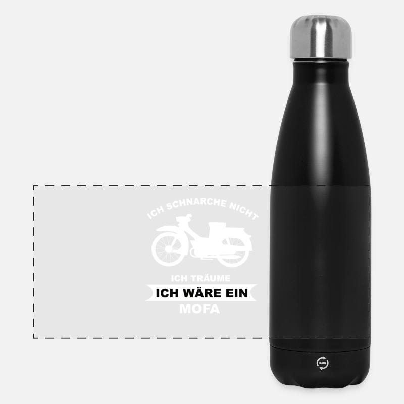 I dream I'm a moped - Panoramic Thermal Bottle 500 ml - black
