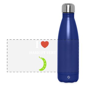 French bean - Panoramic Thermal Bottle 500 ml - dark blue  - Front